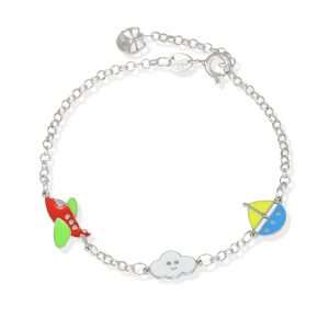 Bracciale barca aereo e nuvola
