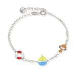 Bracciale salvagente barca e pesce