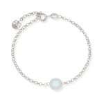 Bracciale medaglietta con stella azzurra