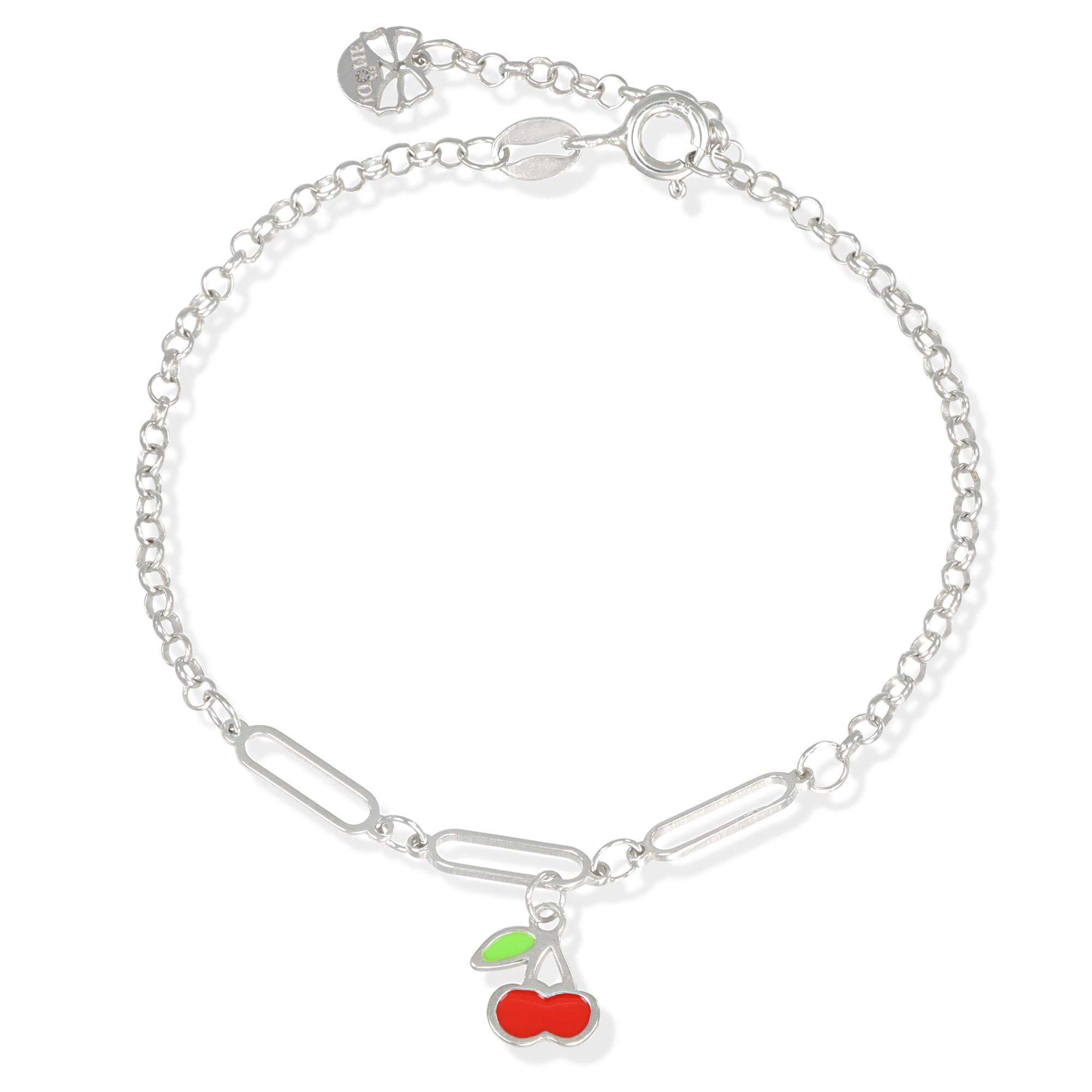 Bracciale ciliegia charm