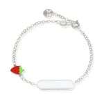 Bracciale fragola e piastra