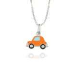 Collana con auto arancio