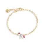 bracciale unicorno oro
