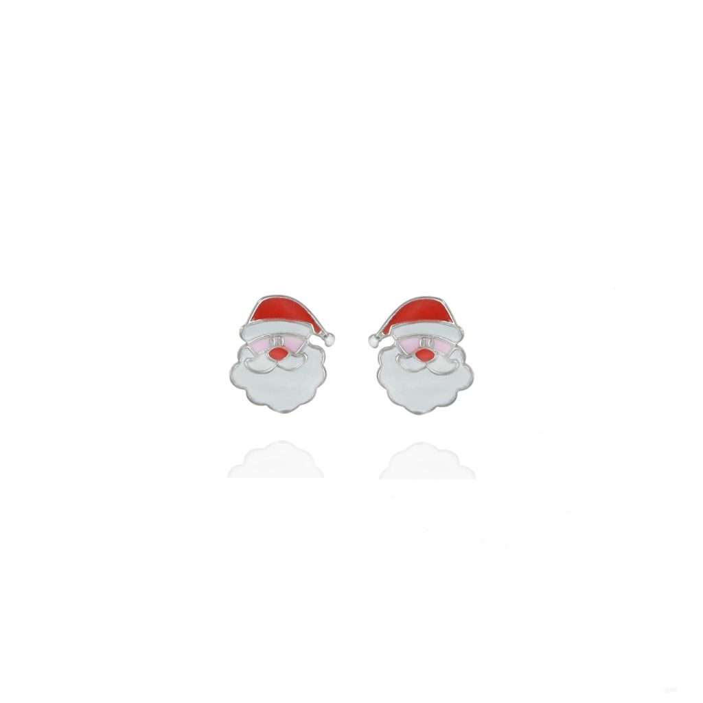 orecchini babbo natale silver