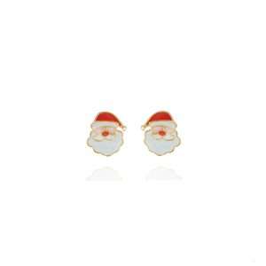 Orecchini per bambina in Argento con Babbo Natale - immagine 2