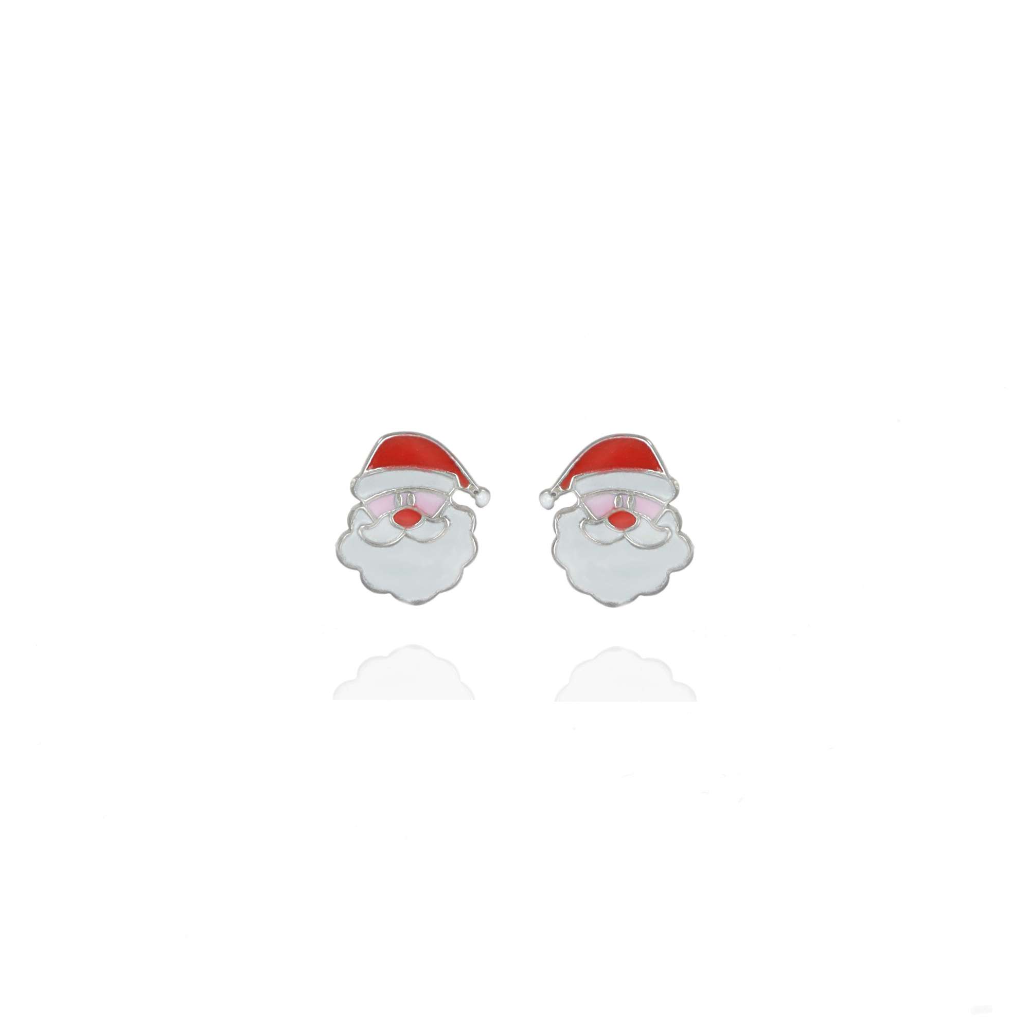 orecchini babbo natale silver
