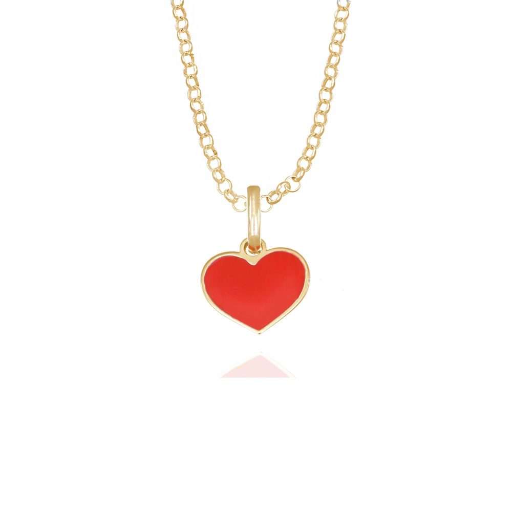 collana con cuore oro collana con cuore oro