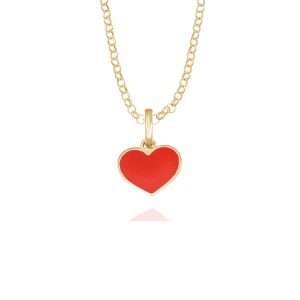 collana con cuore oro