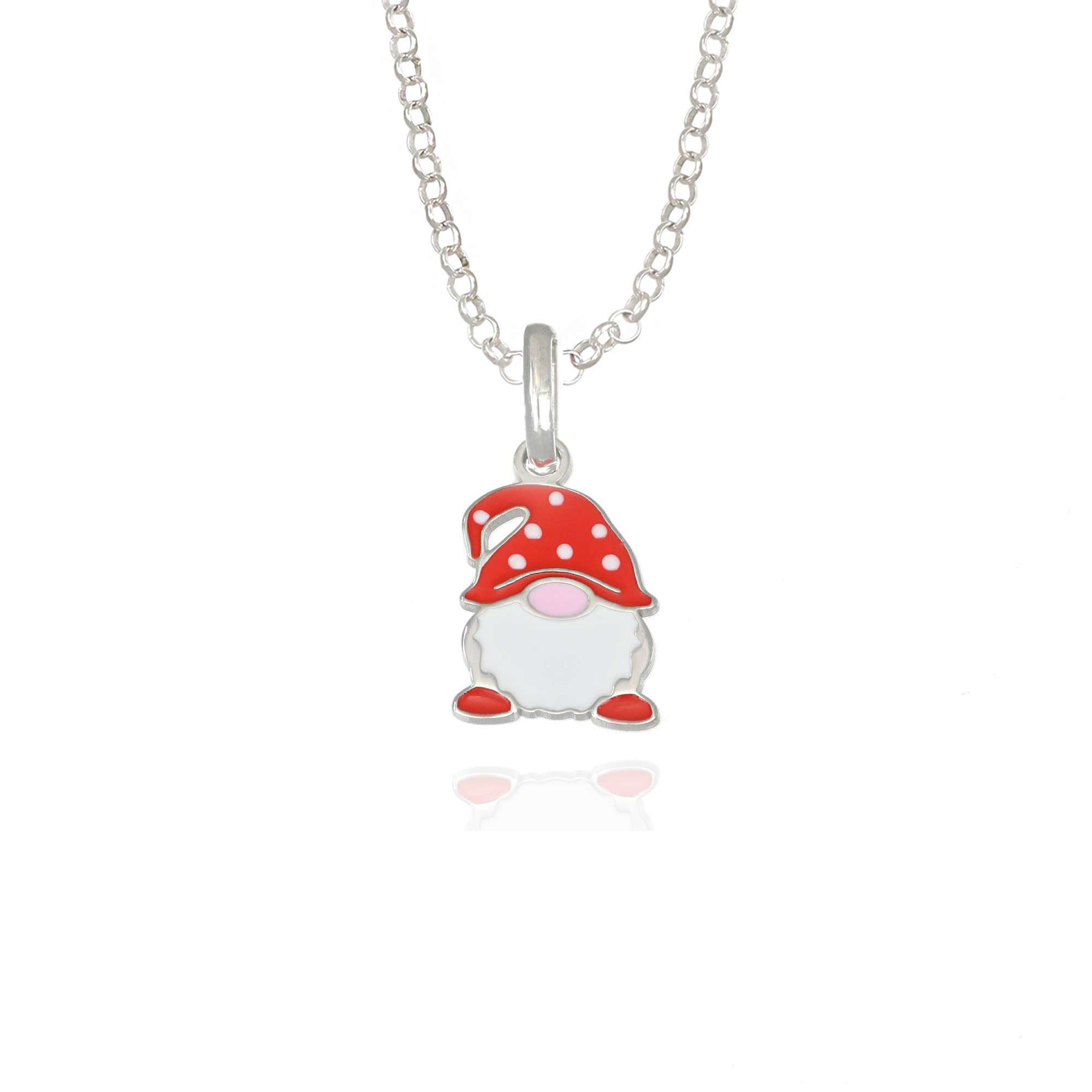 collana gnomo argento