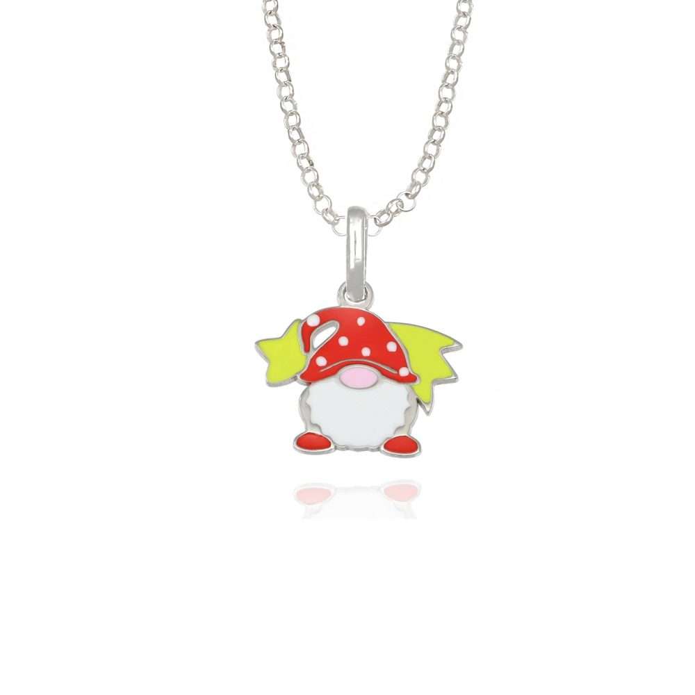collana gnomo e stella cometa argento collana gnomo e stella cometa argento