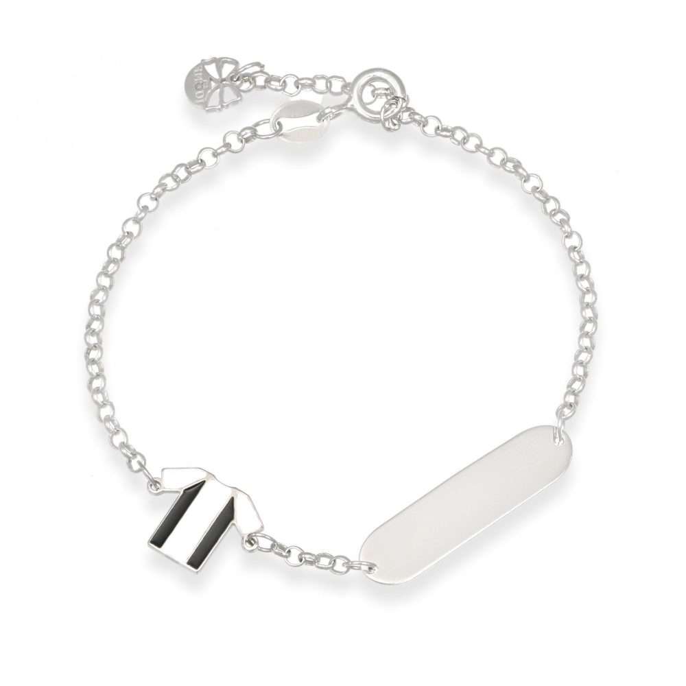 bracciale targa e maglia da calcio bracciale targa e maglia da calcio