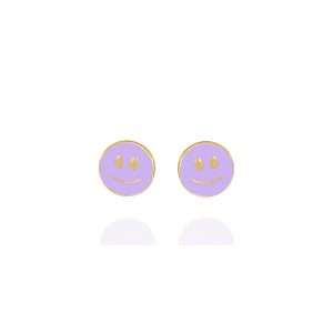 orecchini smile lilla gold