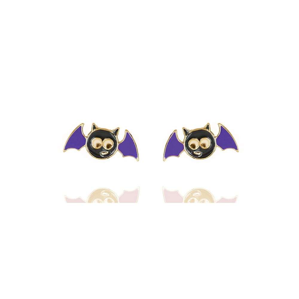 orecchino pipistrello gold