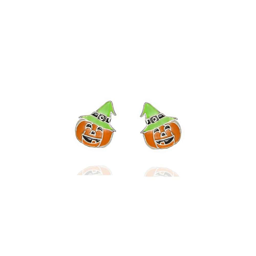 orecchini con zucca silver