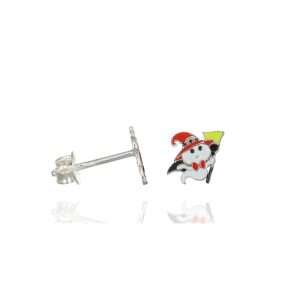 orecchino fantasma scopa gold lato