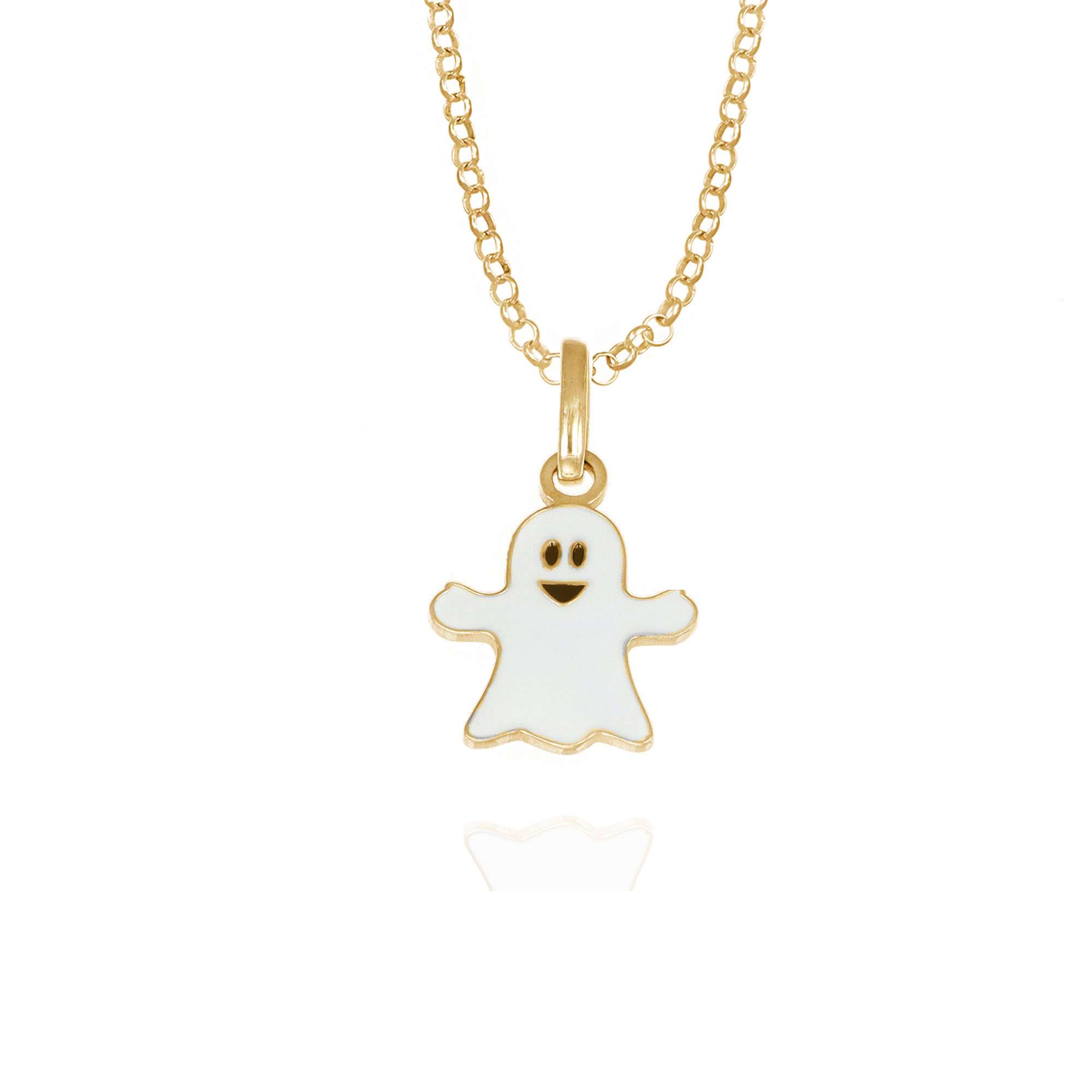 collana con fantasma gold