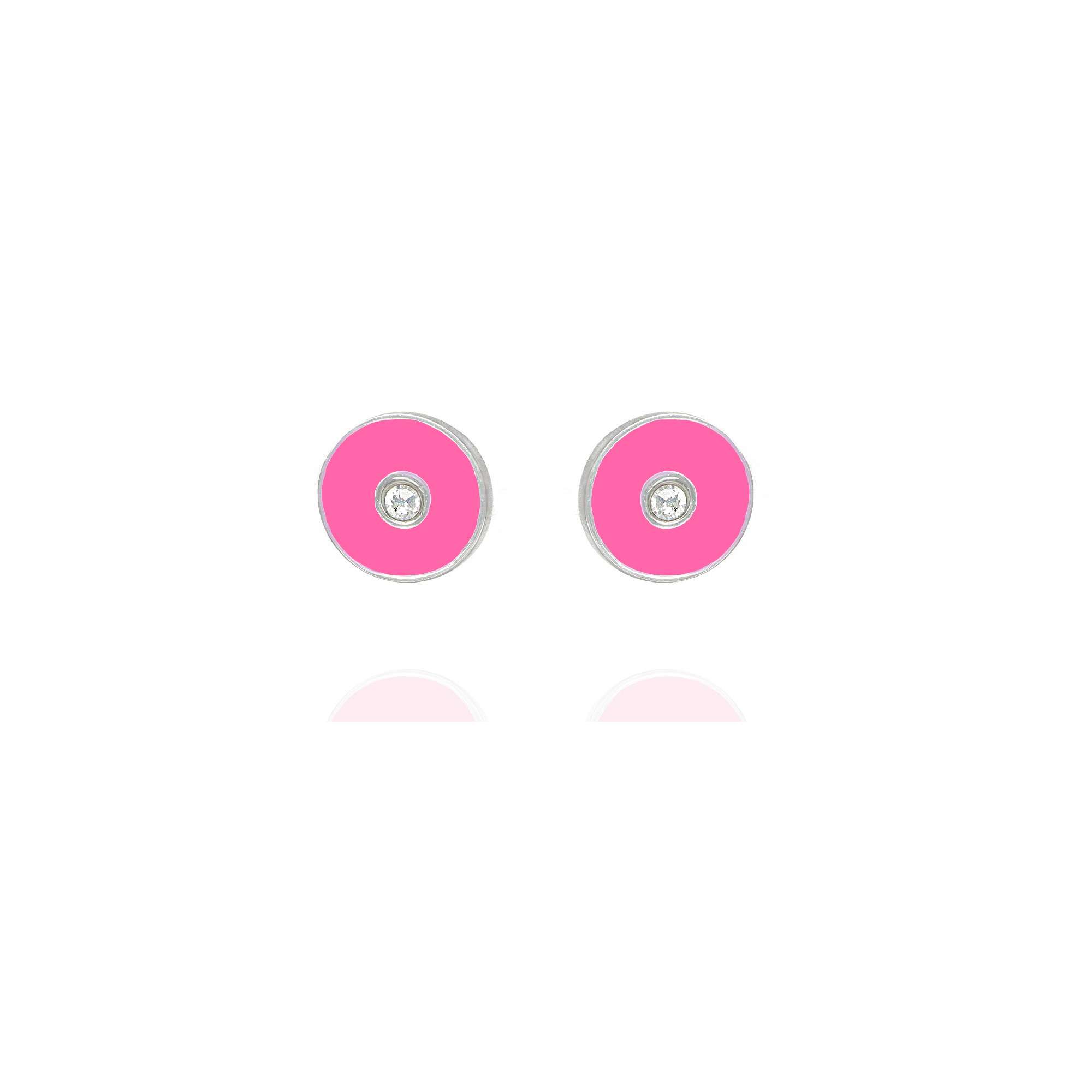 cerchio rosa con zircone