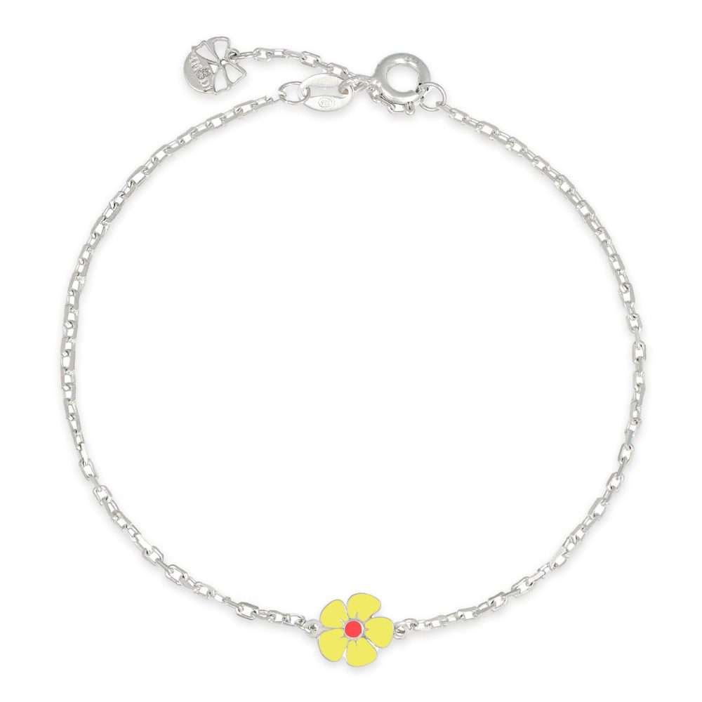 bracciale con fiore giallo