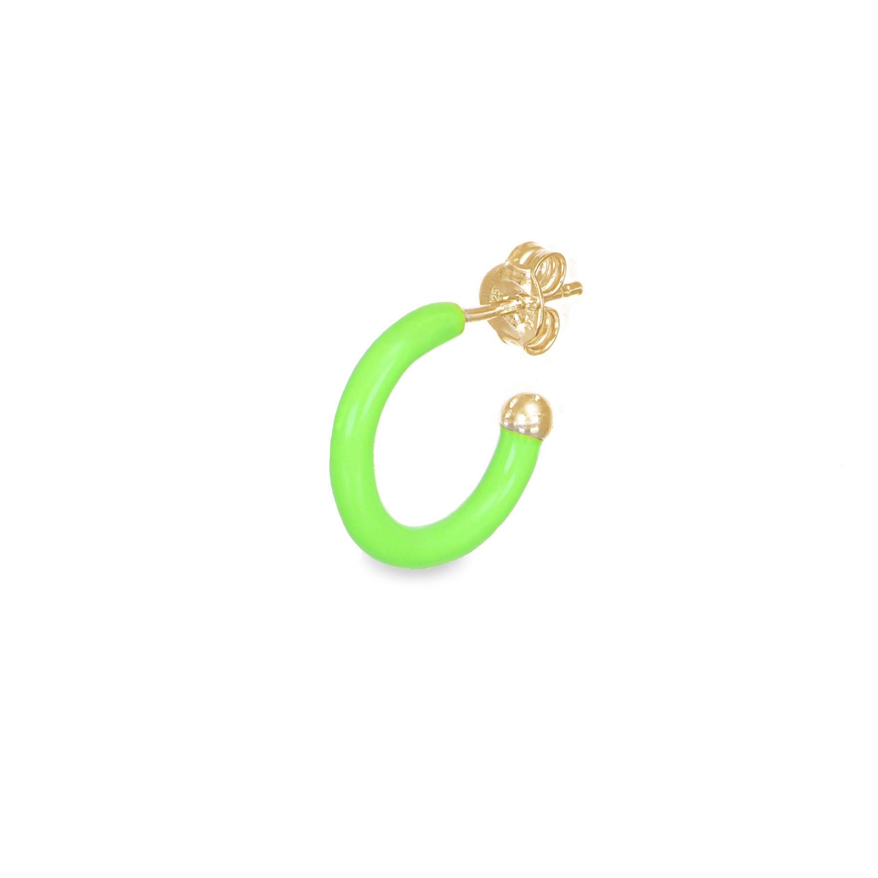 campanella verde singola medium oro