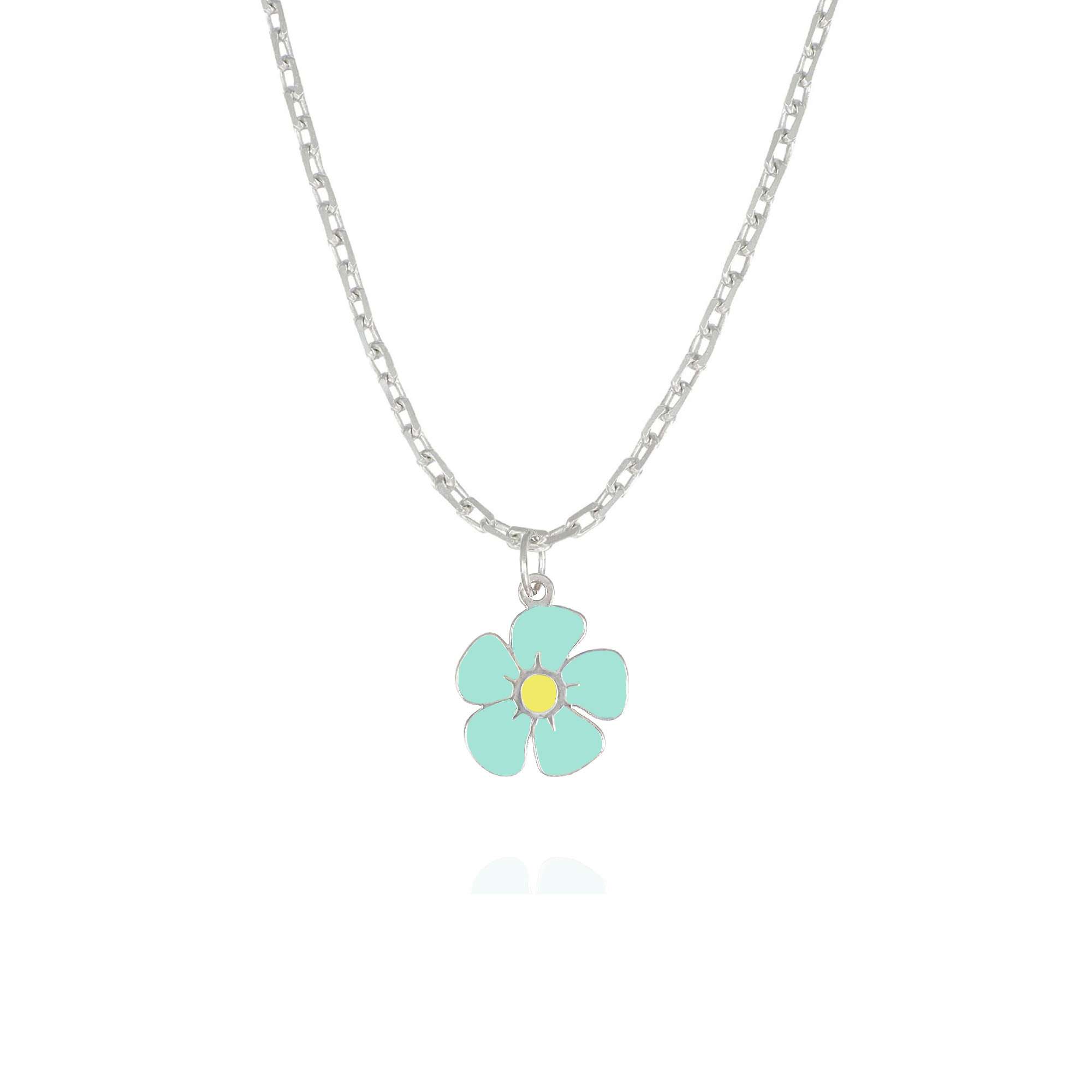 collana con fre verde acqua