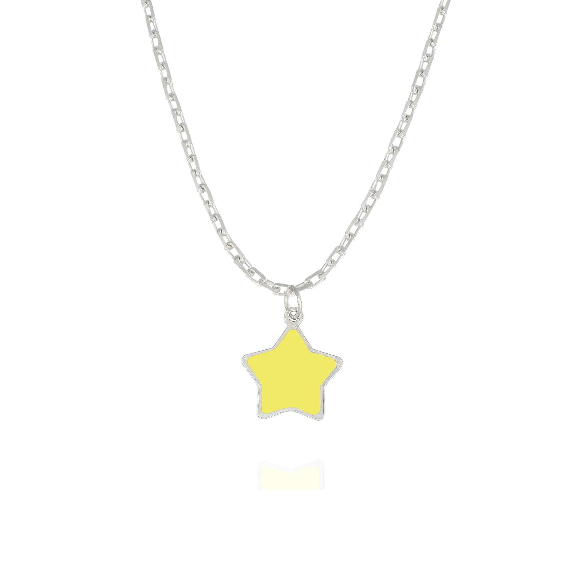 collana con stella gialla