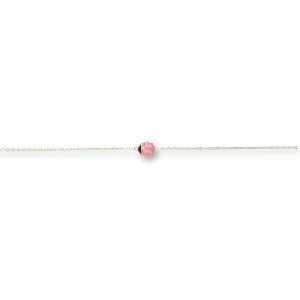 BRACCIALE CON COCCINELLA ROSA E STRASS | BRCOCCSW-PINK - immagine 1