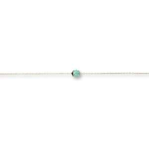 BRACCIALE CON COCCINELLA VERDE ACQUA E STRASS | BRCOCCSW-TIFF - immagine 1