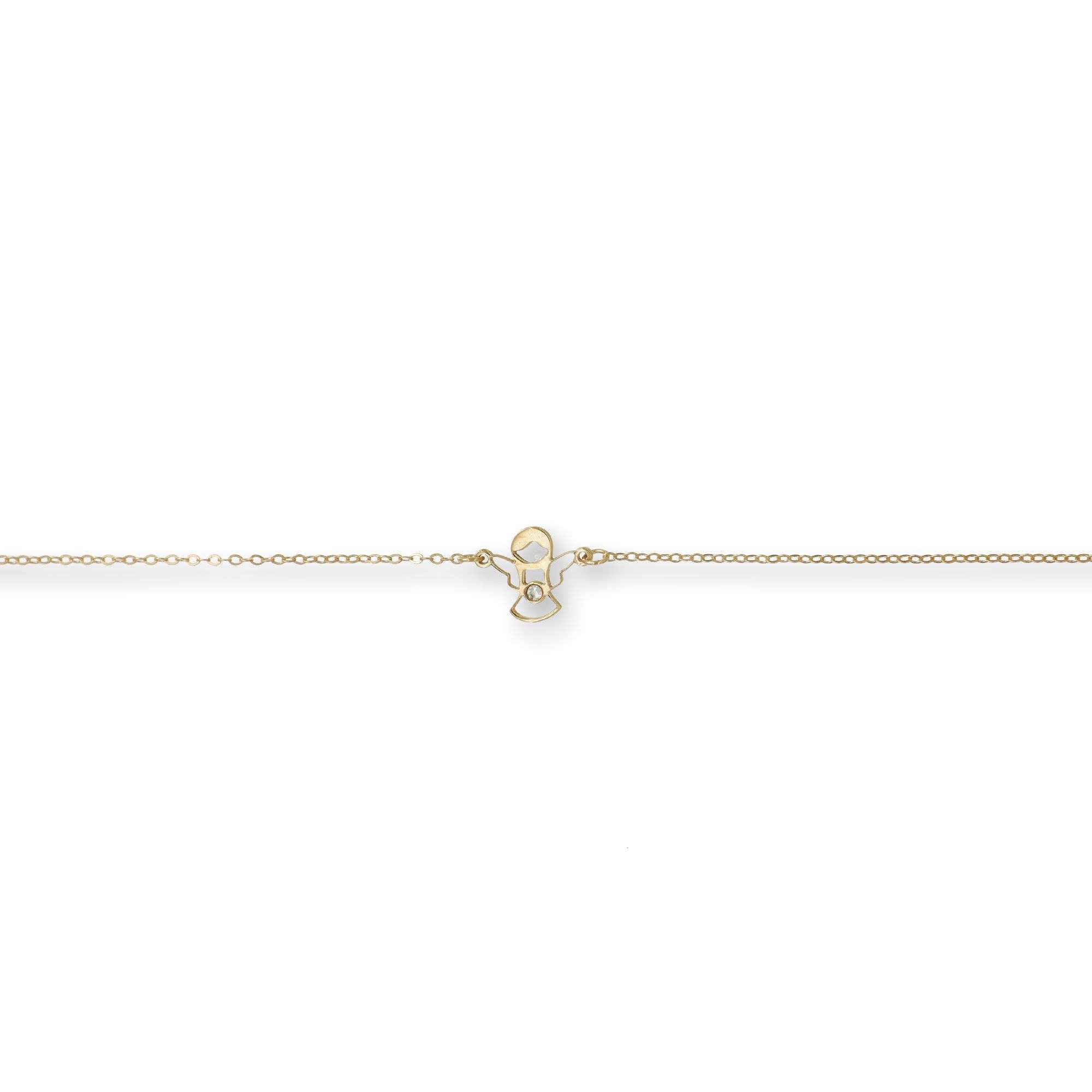 BRACCIALE CON ANGIOLETTO E PIETRA | BREM1100