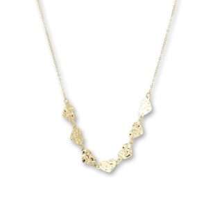 COLLANA CON ELEMENTI A CUORE MARTELLATI | E90CL1143 - immagine 1