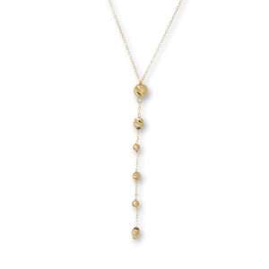 COLLANA CON FANTASIA DI PALLINE IN ORO SCALARI | E90CL1814 - immagine 1
